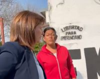 Patricia Bullrich enfrentó a militantes de Emerenciano Sena en Chaco